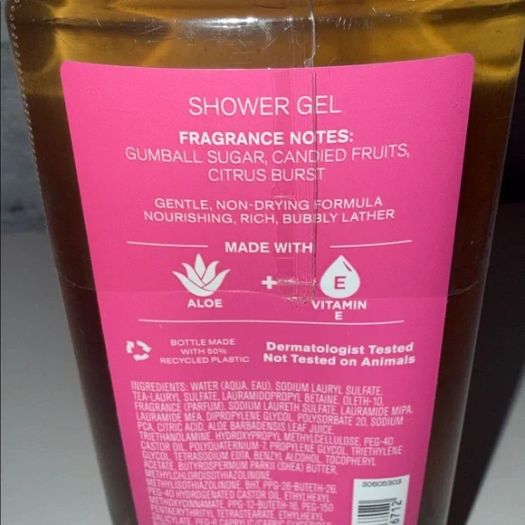 Bath & Body Works Bubble Gum Pop Shower Gel - New Sealed - Picture 3 of 3